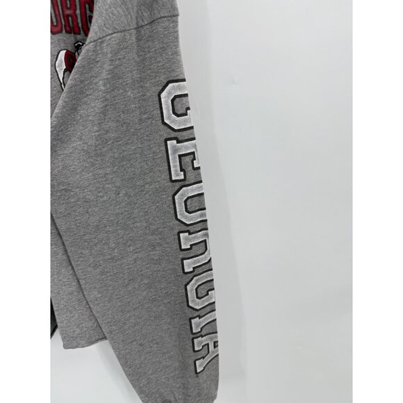 ‘47 Brand Womens Long Sleeve UGA Bulldogs T-shirt Size Small Grey Georgia NCAA - Picture 3 of 7